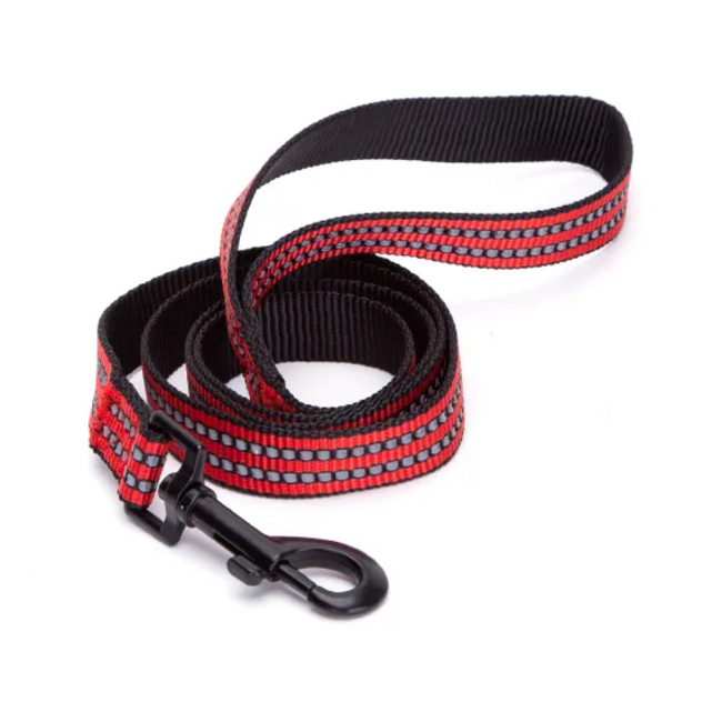 nylonové vodítko červené 1,5x120 cm-